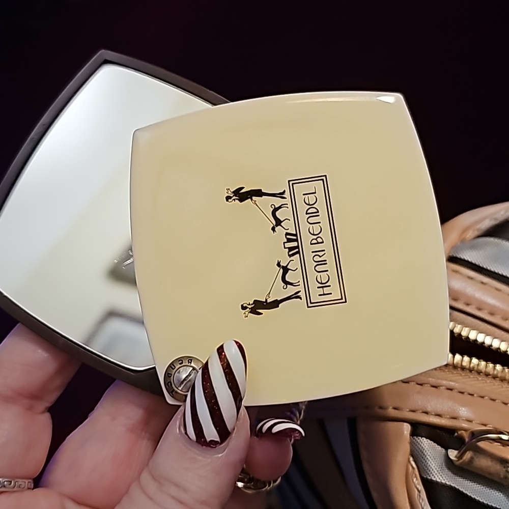 Henri Bendel Centennial Barrel Two-Way Satchel w/ Mirror - Picture 17 of 17